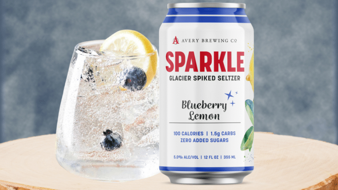 Avery Sparkle Hard Seltzer Blueberry Lemon