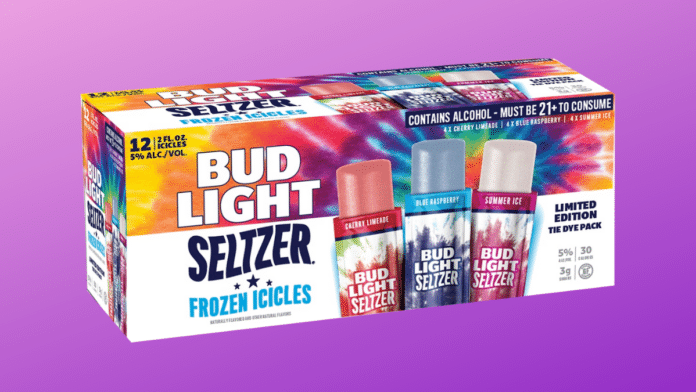 Bud Light Seltzer popsicles