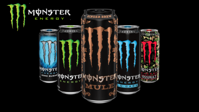 Monster Energy drinks