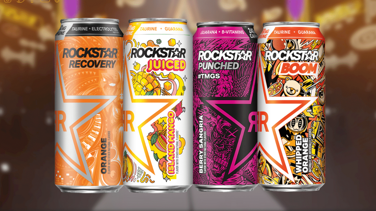 PepsiCo launches new Rockstar energy drink flavours with added